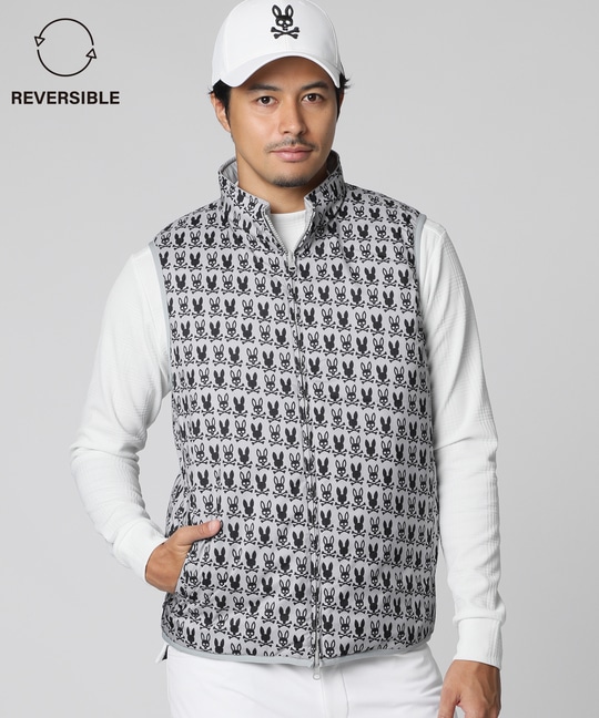 [GOLF]ストレッチタフタ リバーシブルベスト