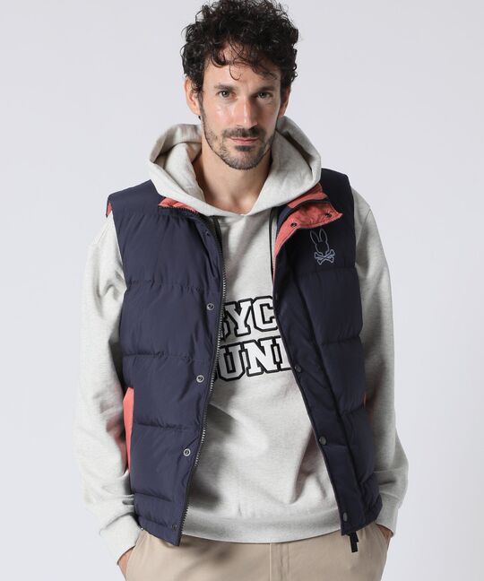 LIMONTA バイカラー ダウンベスト