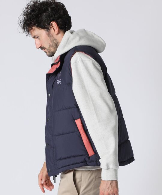 LIMONTA バイカラー ダウンベスト