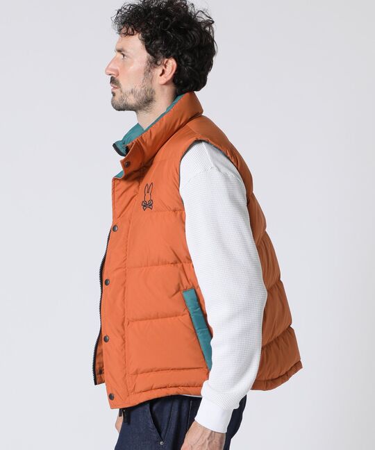 LIMONTA バイカラー ダウンベスト