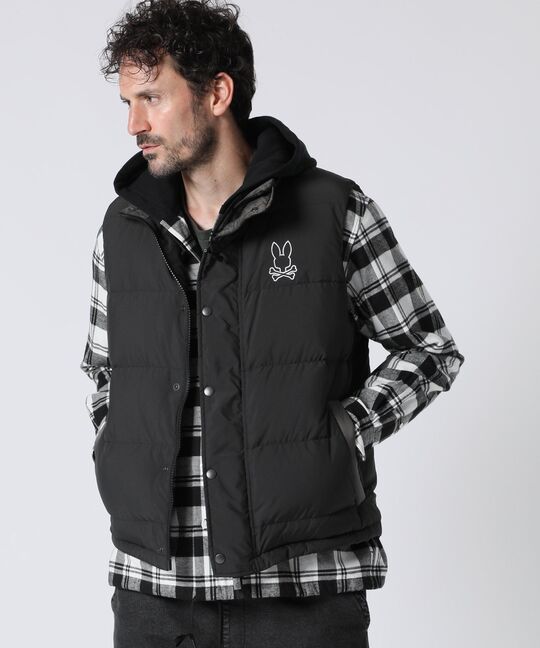 LIMONTA バイカラー ダウンベスト