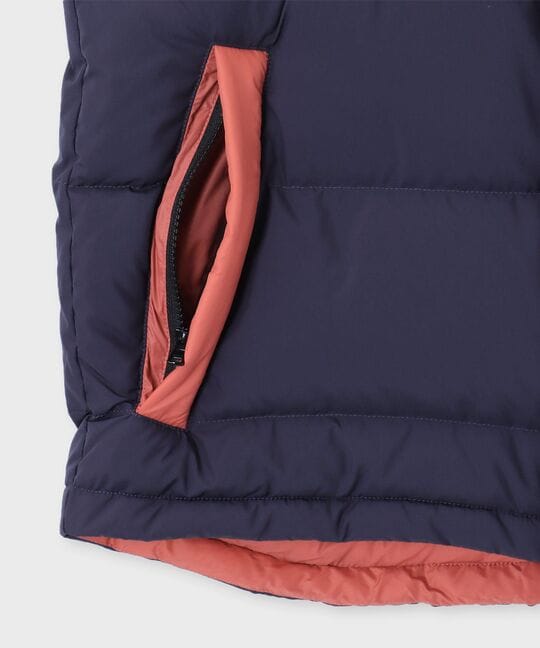 LIMONTA バイカラー ダウンベスト