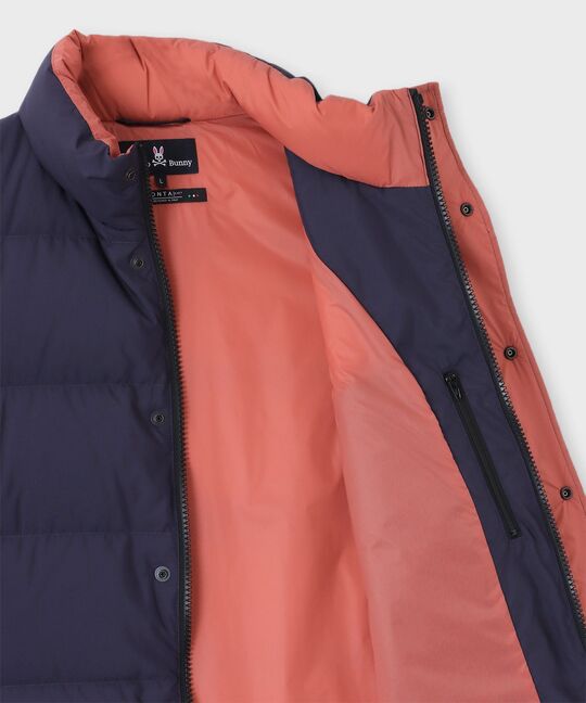 LIMONTA バイカラー ダウンベスト