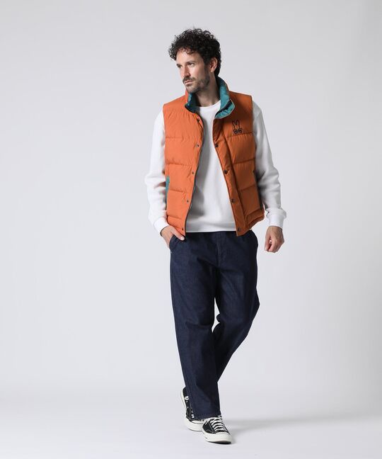 LIMONTA バイカラー ダウンベスト