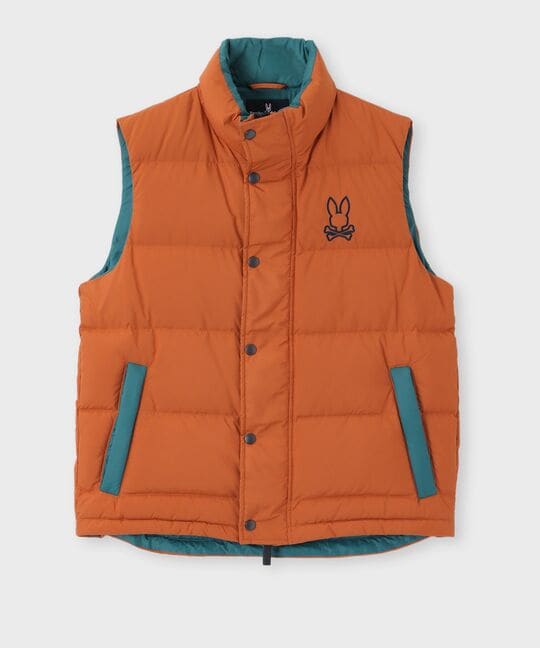 LIMONTA バイカラー ダウンベスト