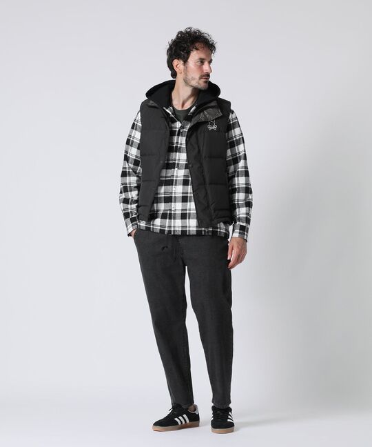 LIMONTA バイカラー ダウンベスト