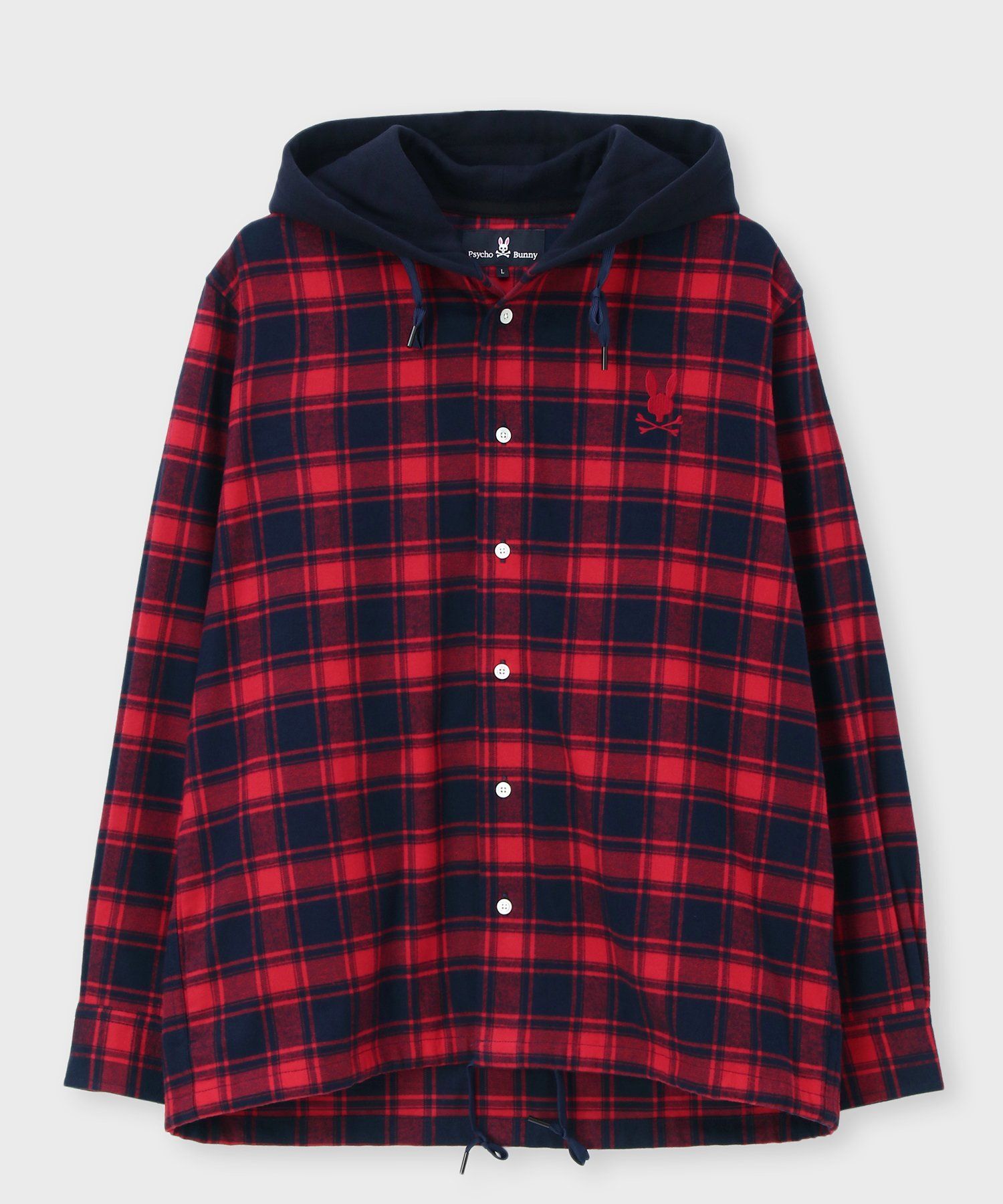 フーディ フランネルチェック シャツ｜Psycho Bunny｜サイコバニー
