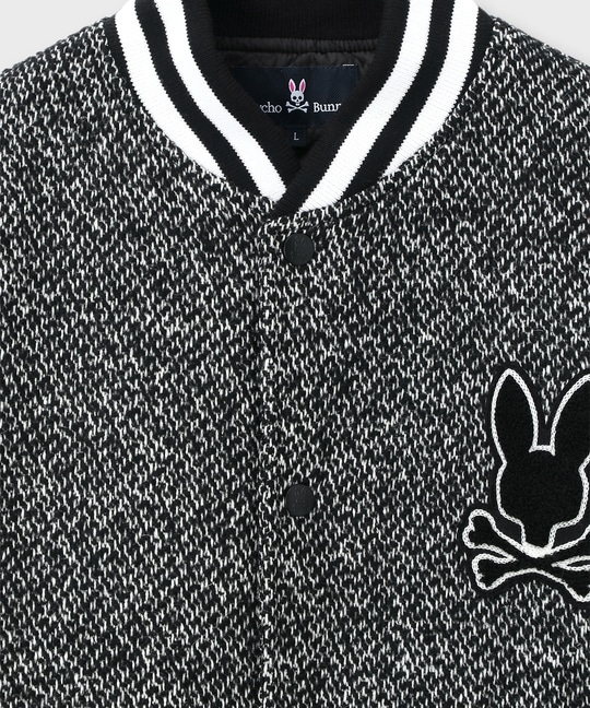 ツイード バーシティジャケット