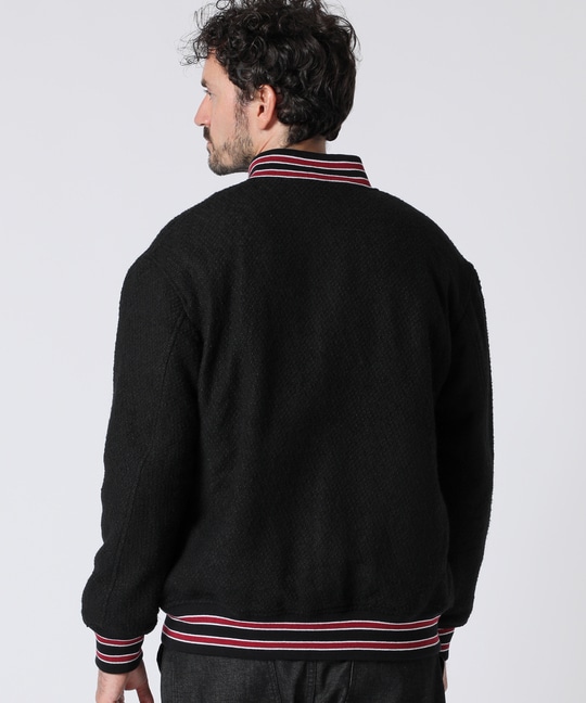 ツイード バーシティジャケット