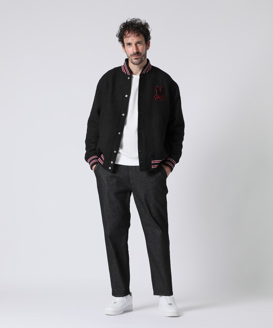 ツイード バーシティジャケット