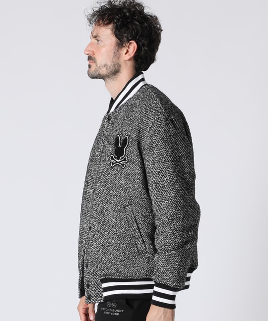 ツイード バーシティジャケット