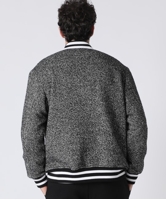 ツイード バーシティジャケット