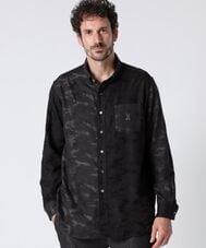 カモフラジャガード パネルシャツ