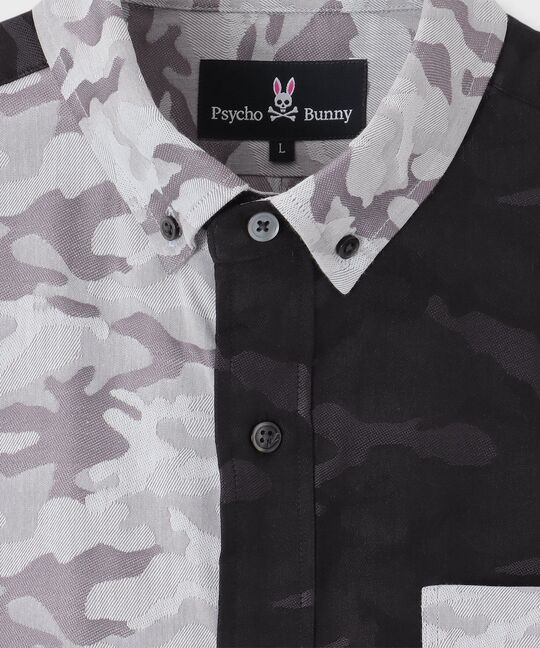 カモフラジャガード パネルシャツ