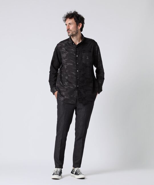 カモフラジャガード パネルシャツ