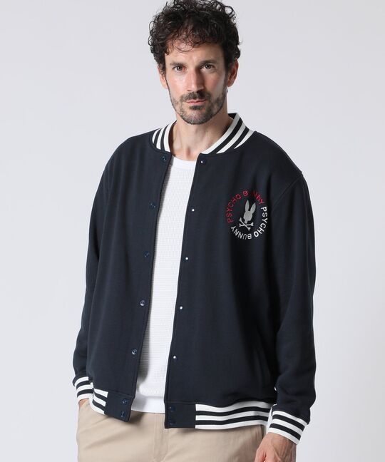 サークルロゴ スウェット バーシティジャケット