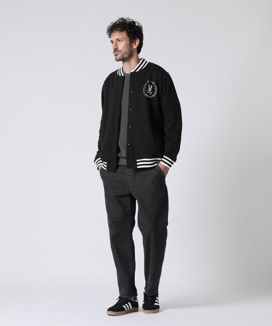 サークルロゴ スウェット バーシティジャケット