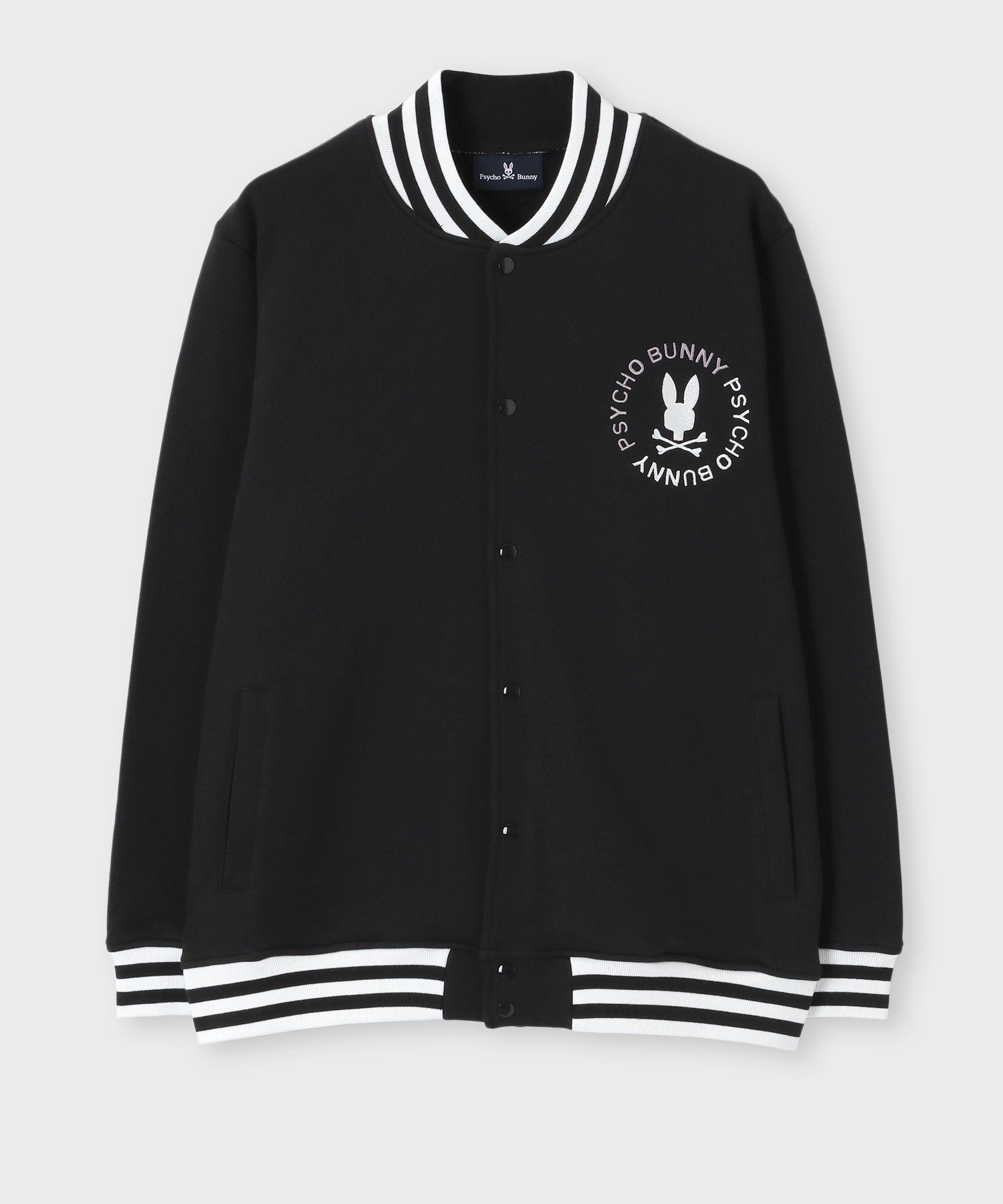 サークルロゴ スウェット バーシティジャケット｜Psycho Bunny｜サイコ