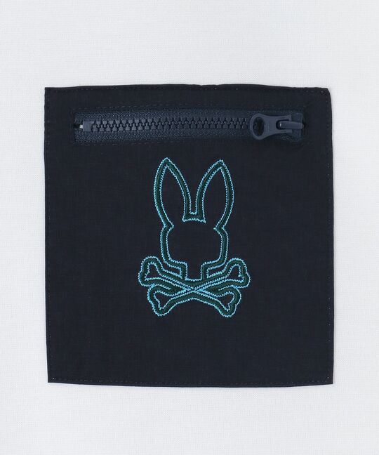 異素材切替 ポンチ ロングスリーブ Tシャツ