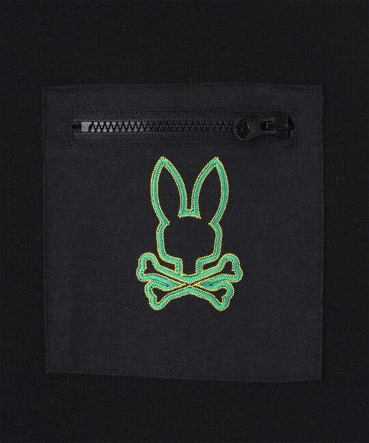 異素材切替 ポンチ ロングスリーブ Tシャツ