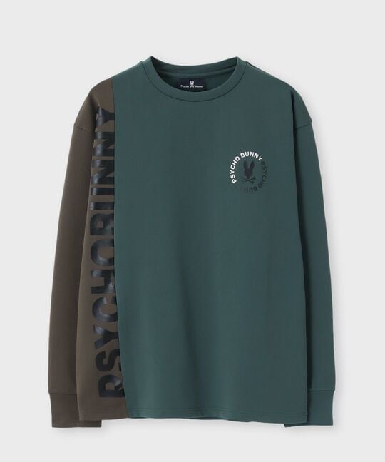 HEAT EFFECT TRICOT カラー切替 ロングスリーブ Tシャツ