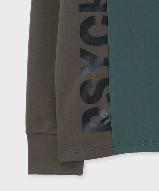 HEAT EFFECT TRICOT カラー切替 ロングスリーブ Tシャツ