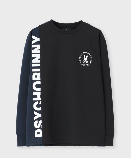 HEAT EFFECT TRICOT カラー切替 ロングスリーブ Tシャツ