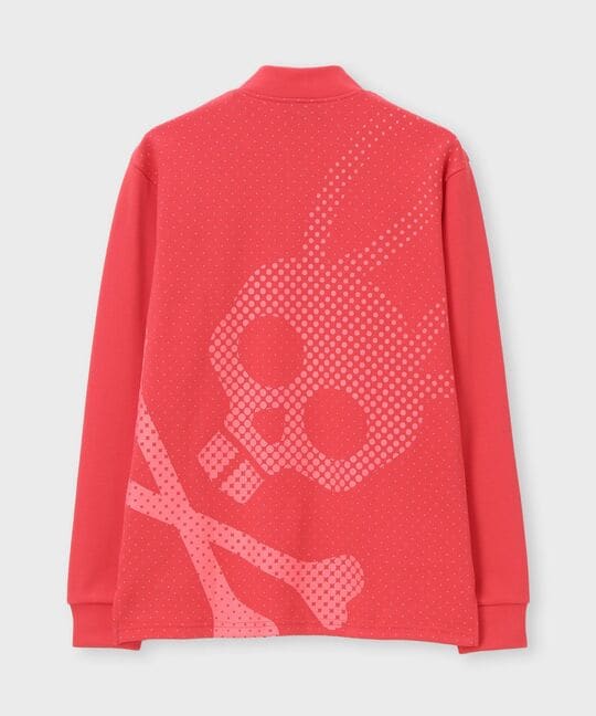 [GOLF]ハーフジップ 長袖モックネック