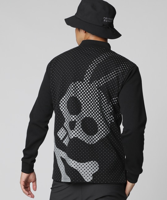 [GOLF]ハーフジップ 長袖モックネック