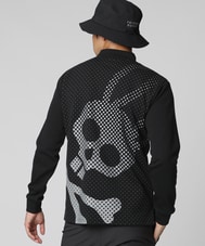 [GOLF]ハーフジップ 長袖モックネック