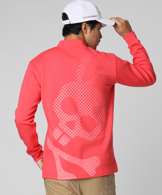 [GOLF]ハーフジップ 長袖モックネック