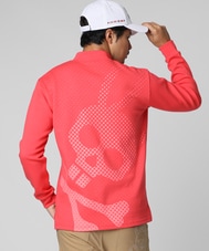 [GOLF]ハーフジップ 長袖モックネック