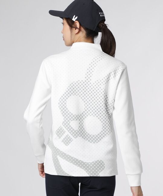 [GOLF][WOMEN]ハーフジップ 長袖モックネック