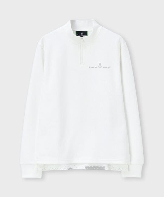 [GOLF][WOMEN]ハーフジップ 長袖モックネック