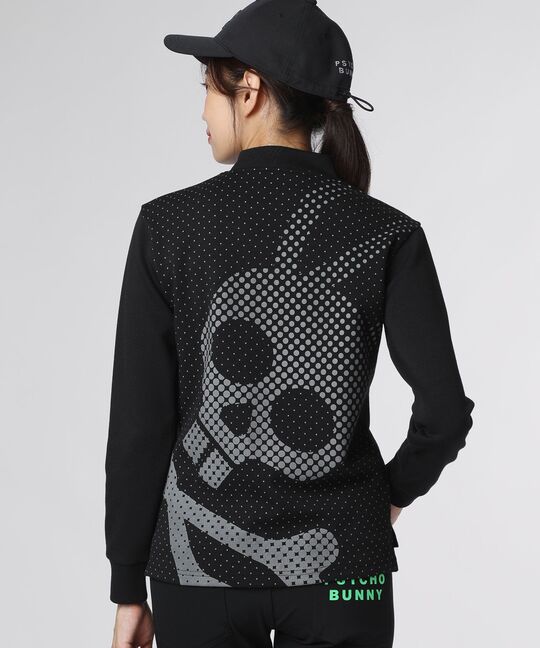 [GOLF][WOMEN]ハーフジップ 長袖モックネック