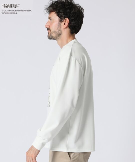 PEANUTS × Psycho Bunnyコラボ 75thデザイン ロングスリーブTシャツ