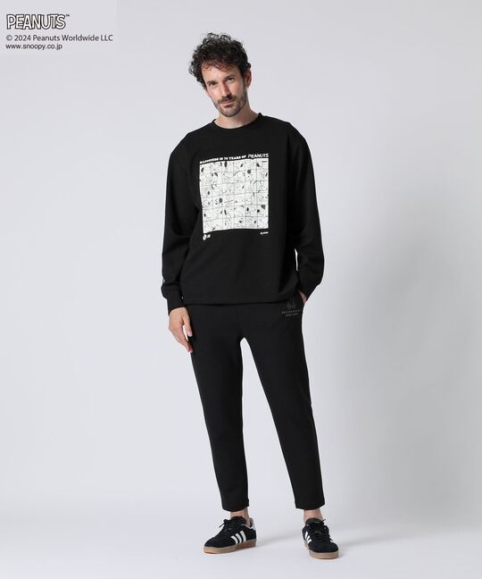 PEANUTS × Psycho Bunnyコラボ 75thデザイン ロングスリーブTシャツ