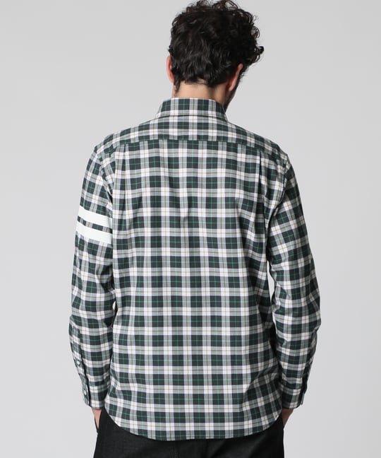 [WEB限定]スリーブライン チェックシャツ