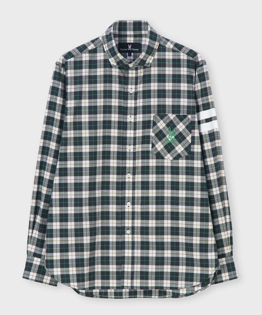 [WEB限定]スリーブライン チェックシャツ