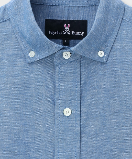 [WEB限定]スリーブライン シャンブレーシャツ