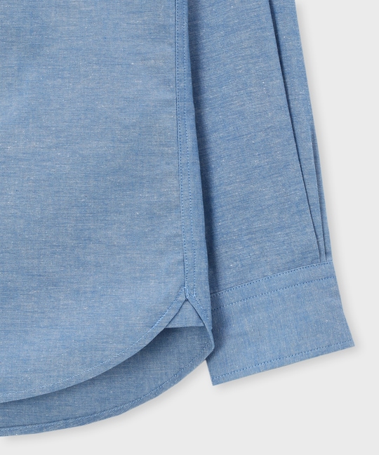 [WEB限定]スリーブライン シャンブレーシャツ