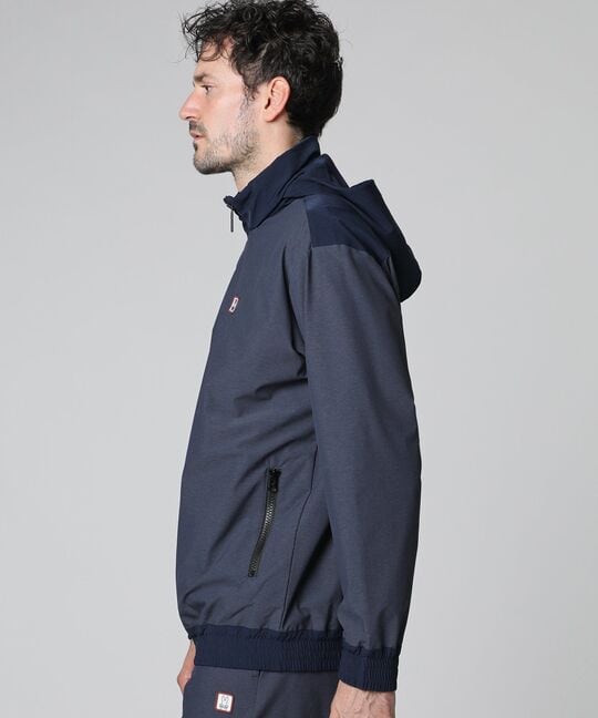 ストレッチナイロン ジップブルゾン