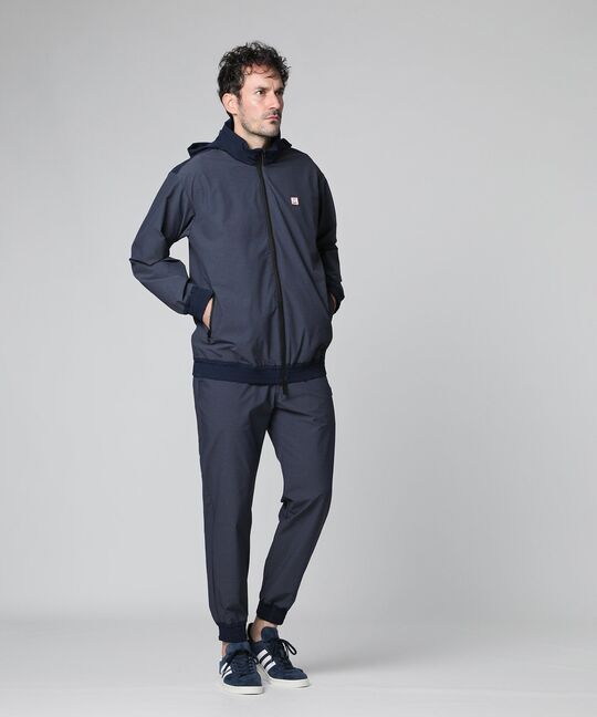 ストレッチナイロン ジップブルゾン