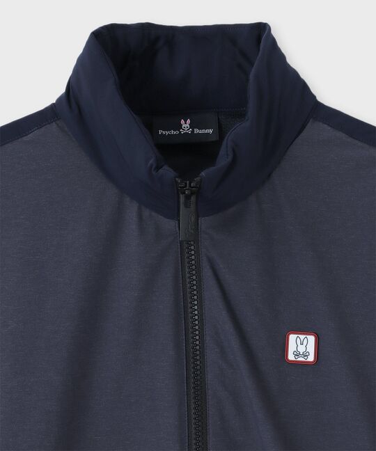 ストレッチナイロン ジップブルゾン