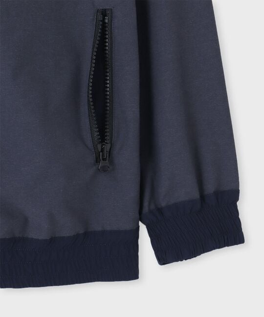 ストレッチナイロン ジップブルゾン