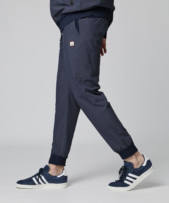 ストレッチナイロン スリム ジョガーパンツ