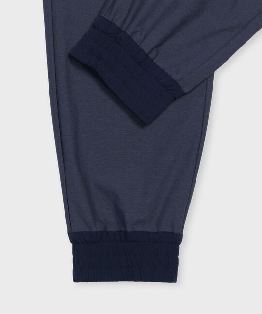 ストレッチナイロン スリム ジョガーパンツ