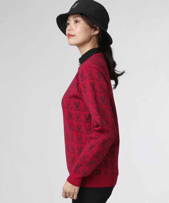 [GOLF][WOMEN]ジャガード ニット