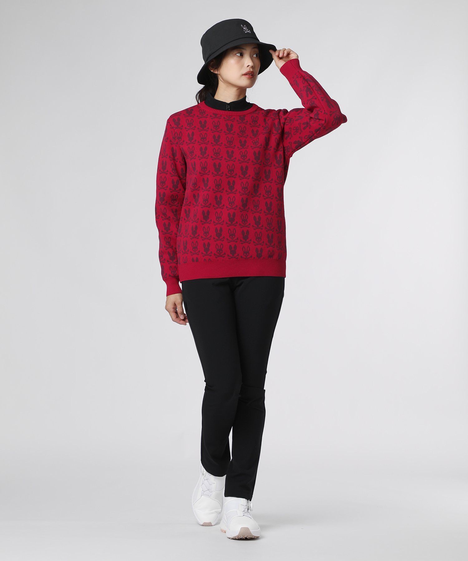 GOLF][WOMEN]ジャガード ニット｜Psycho Bunny｜サイコバニー 公式