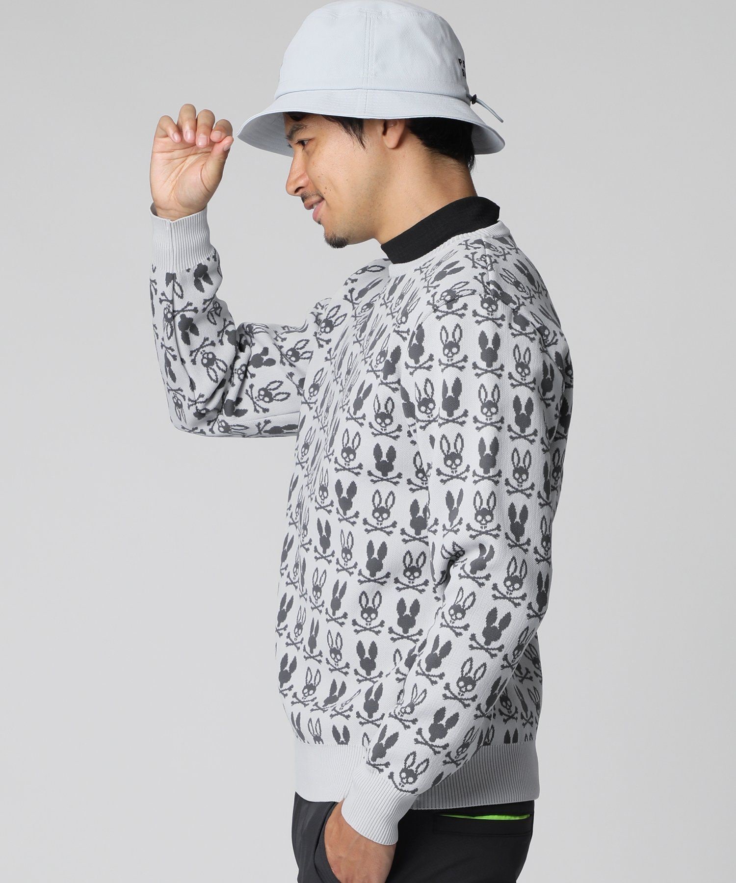 GOLF]ジャガード ニット｜Psycho Bunny｜サイコバニー 公式ブランド